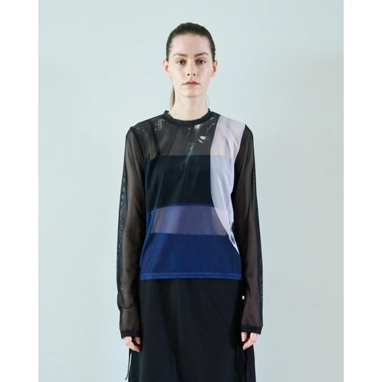 PRINTING MESH LONG SLEEVE (Bin)