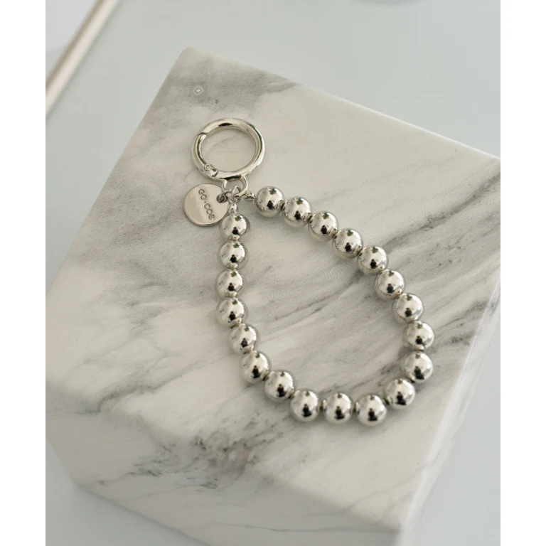 Silver Drop Key Ring GN501K