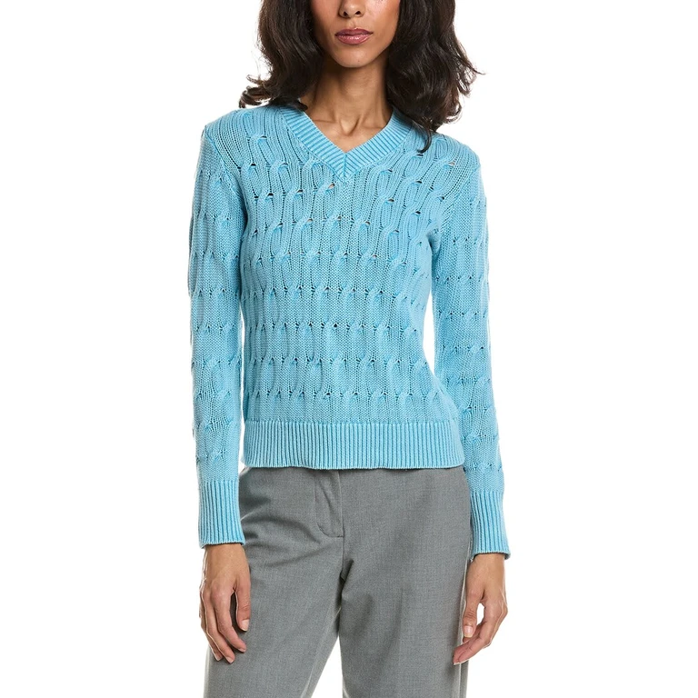 Stonewash Cable Sweater