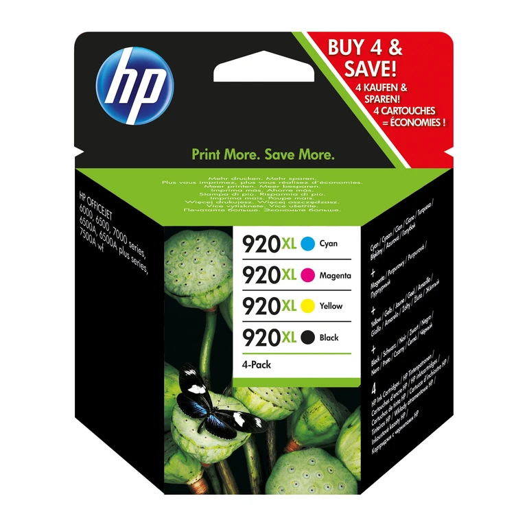 C2N92AE#301 Ink cartridge multi pack Bk.C.M.Y Blister Multi-Tag 120