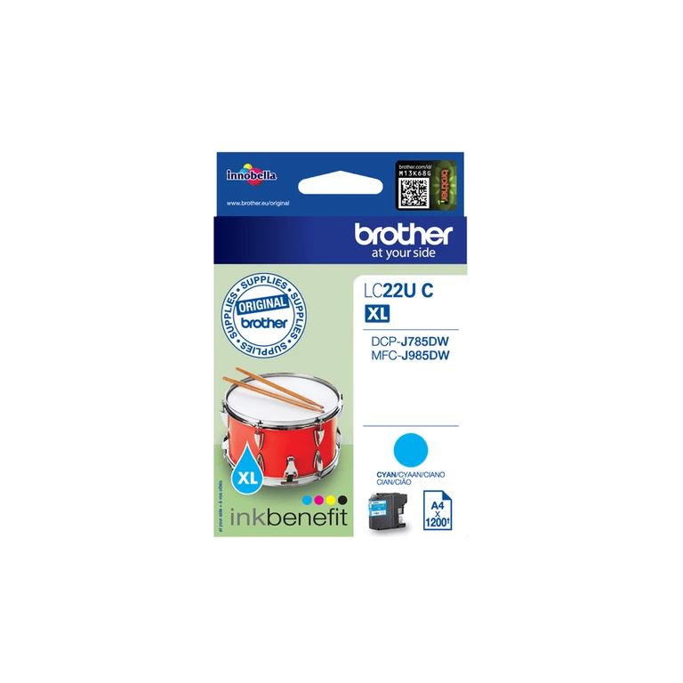 LC-22UC Ink cartridge cyan XL. 1.2K pages ISO/IEC 24711 for Br