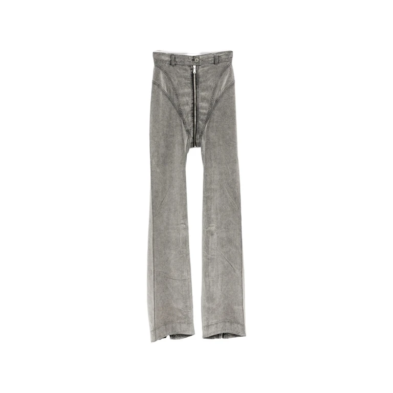 Ant Zip-detail Corduroy Trousers