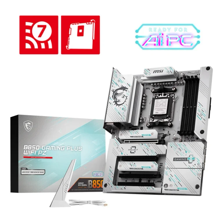 B850 GAMING PLUS WIFI PZ motherboard AMD B850 Socket AM5 ATX
