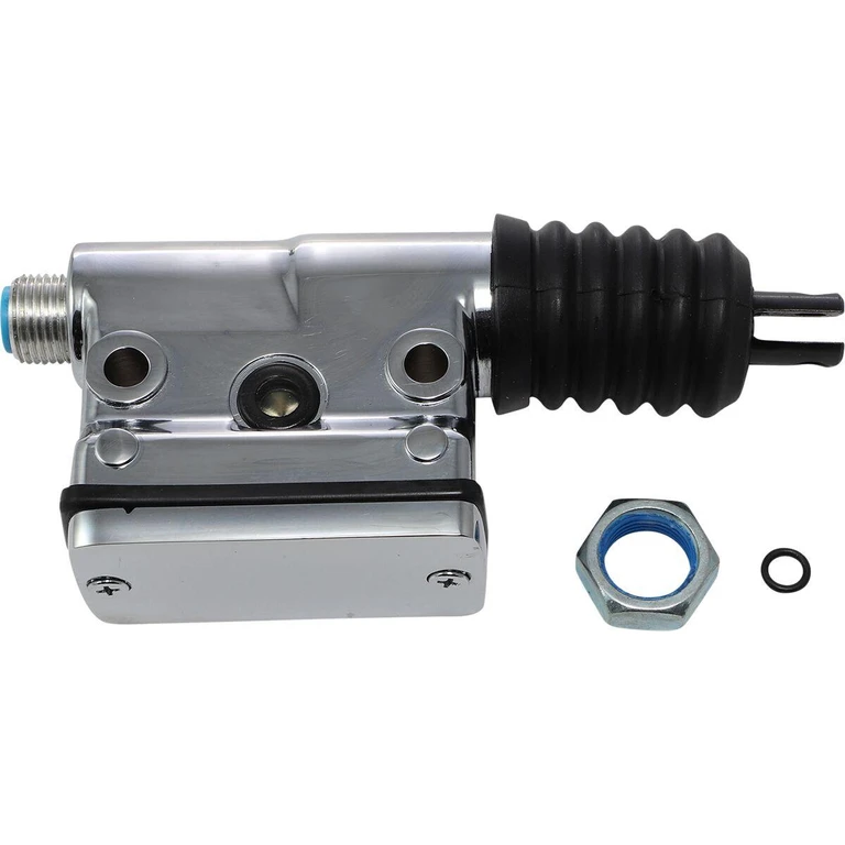 17-0632-BX-LB2 - Drag Specialties Brake Master Cylinder For Harley Davidson FLST 1340 1987-1990 Rear - Chrome