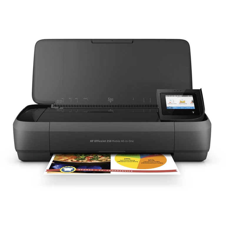 HP OfficeJet Mobile 250 Wireless All-in-One Color Printer, Copier, Scanner