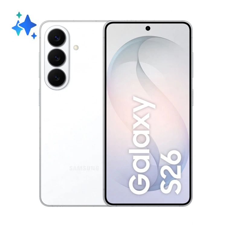 Galaxy S26 6.3" 5G Smartphone (SM-S942BZWHEUB) - 512GB, 12GB RAM, Dual SIM, White