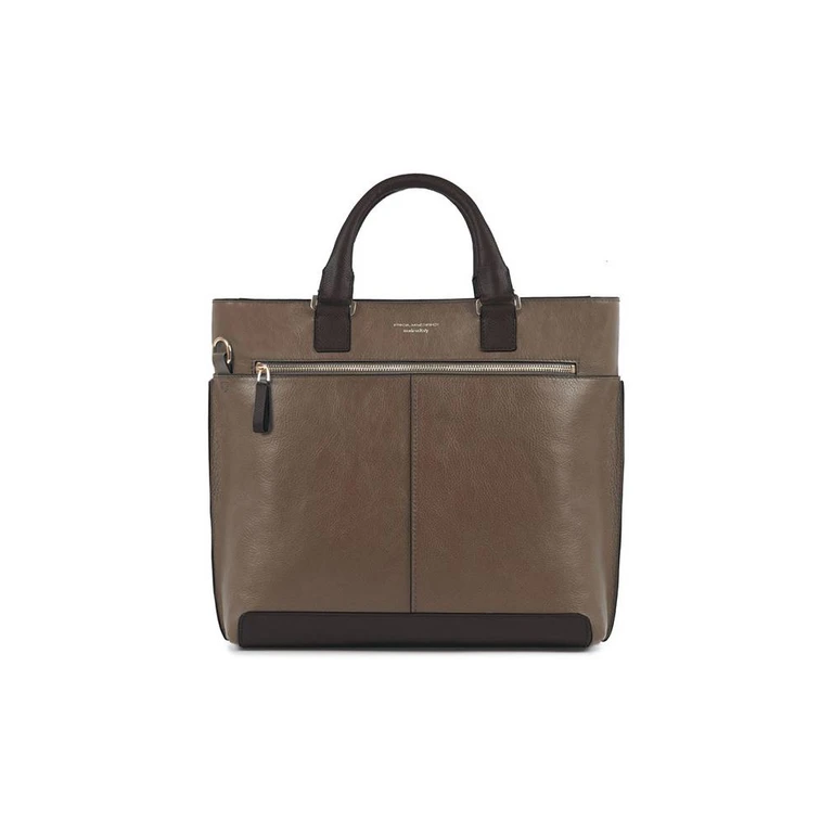 Computer and iPad Door Folder Piquadro brown CA3760IT5-M