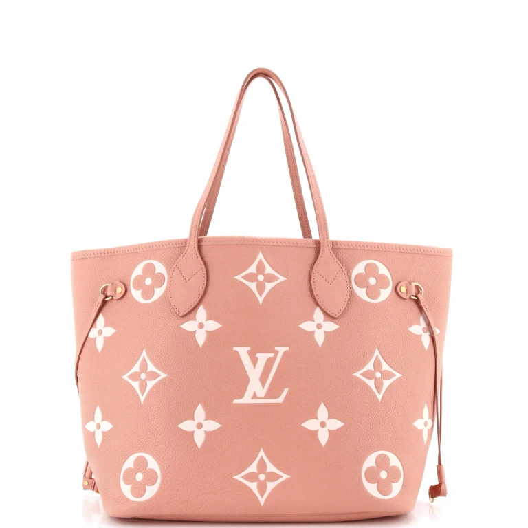 Neverfull NM Tote Bicolor Monogram Empreinte Giant MM