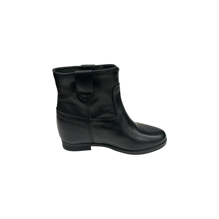 Stivaletti Donna in Pelle Nera Elegante