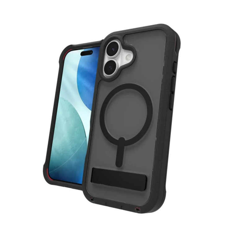 ZAGG Rainier Snap Kickstand Сase For Apple iPhone 17 Smoke Black