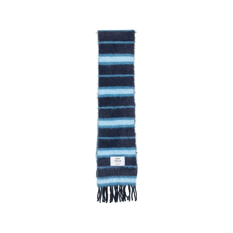 Scarf Striped "Stay Focus"