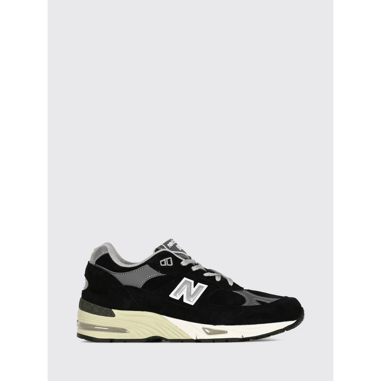 Made in UK 991V1 Leather and Mesh Trainers with ABZORB Midsole (M991PK1)