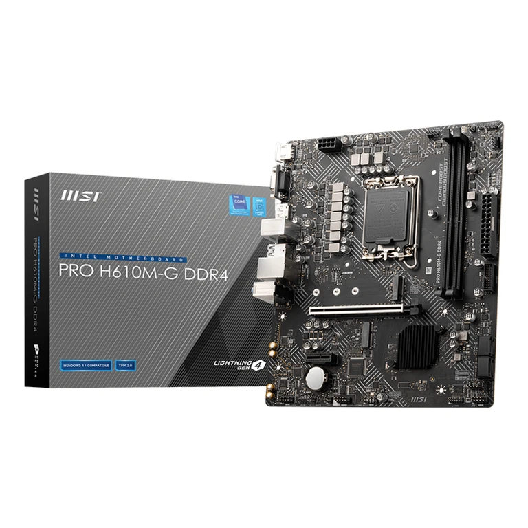 PRO H610M-G DDR4 motherboard Intel H610 LGA 1700 micro ATX