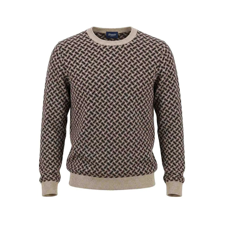 Pull Col Rond - Marron Foncé (D2K103BN11)