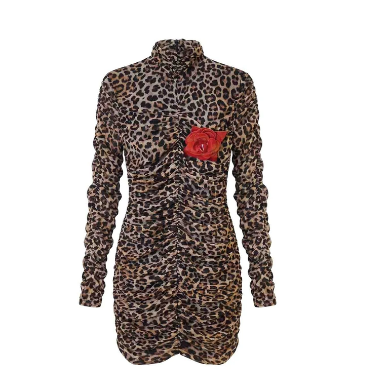 Robe Courte - Marron (RF6077J1619L9655)