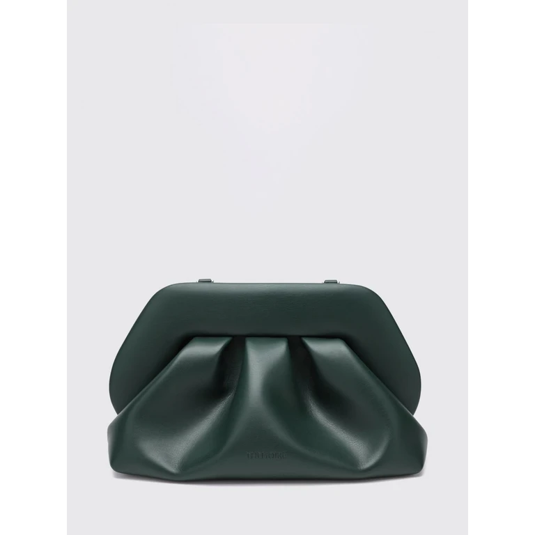 THEMOIRÈ Bios Draped-Design Vegan Leather Clutch (262WTMBM0OOVF6110A)