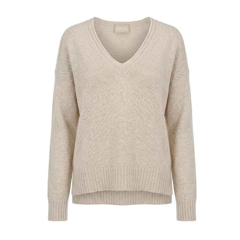 Pull À Col V - Blanc (L5K482112)