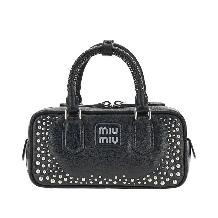 'Arcadie' studded leather bag Woman One Size