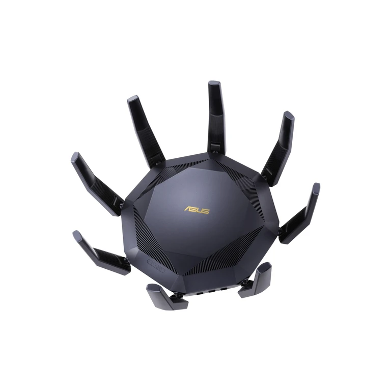 RT-AX89X AX6000 AiMesh wireless router Ethernet Dual-band (2.4 GHz / 5 GHz) Black