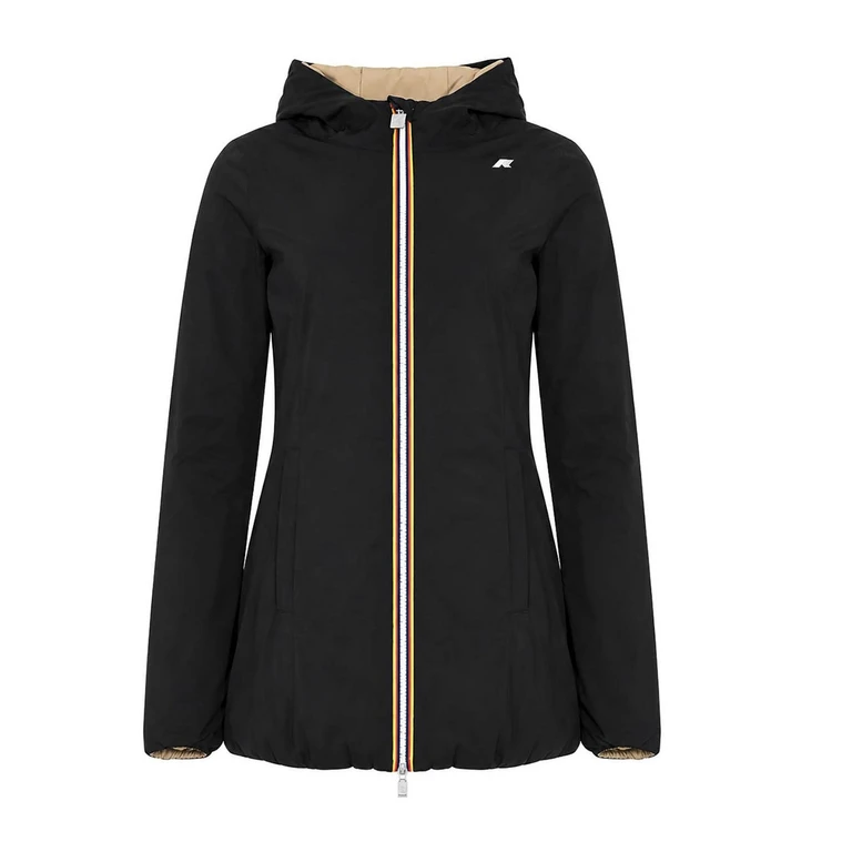 Giacca midi reversibile K-way
