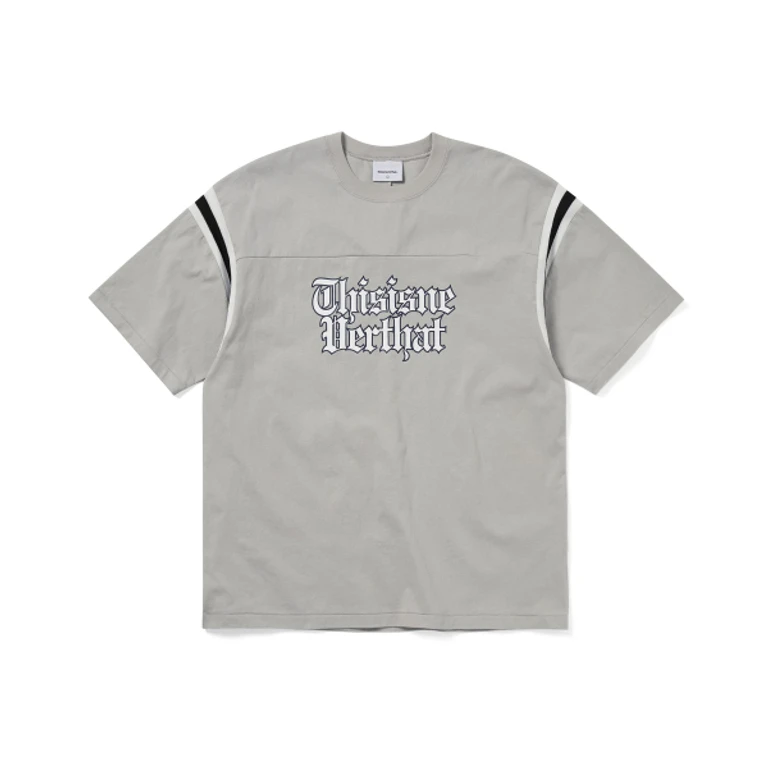 Football Tee Grey