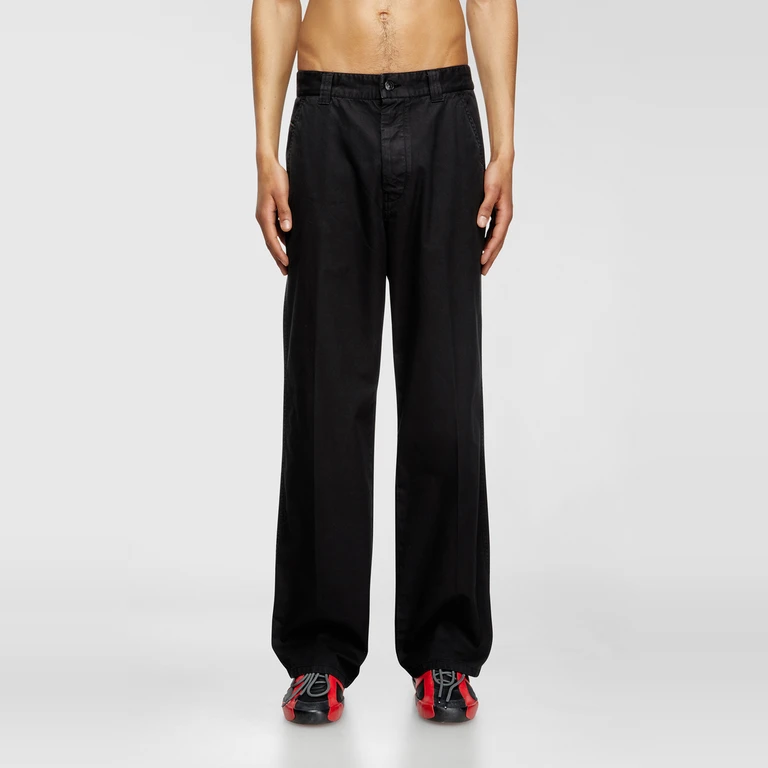 Chino pants - Pants - Man - Black