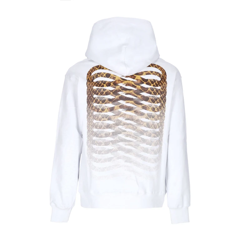 Ribs Skin White Men's Hoodie