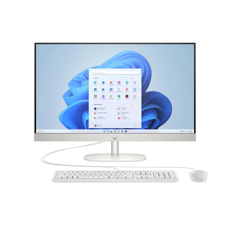 HP All-in-One 27-cr0045na Intel® Core™ i5 i5-1335U 68.6 cm (27") 1920 x 1080 pixels All-in-One PC 8 GB DDR4-SDRAM 512 GB SSD Windows 11 Home Wi-Fi 6 (802.11ax) White