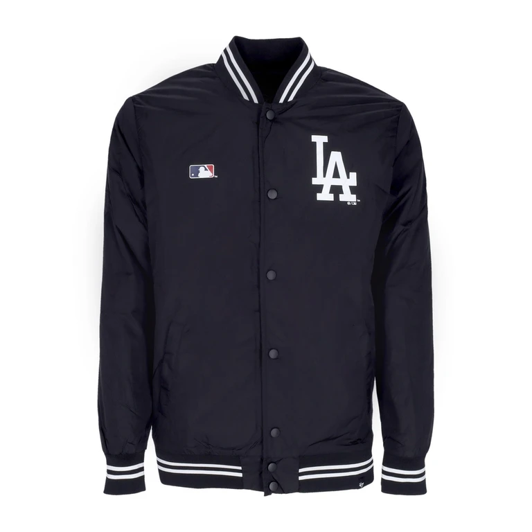 Mlb Drift Track Jacket Losdod Jet Black Men's Bomber Jacket