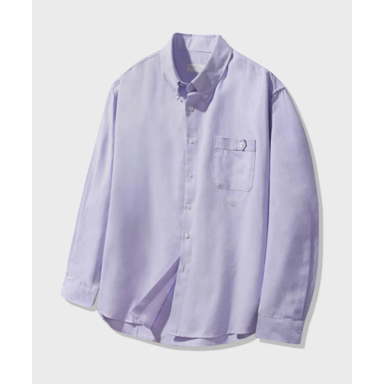 Classic Pocket Oxford Shirt BK8922_Light Purple