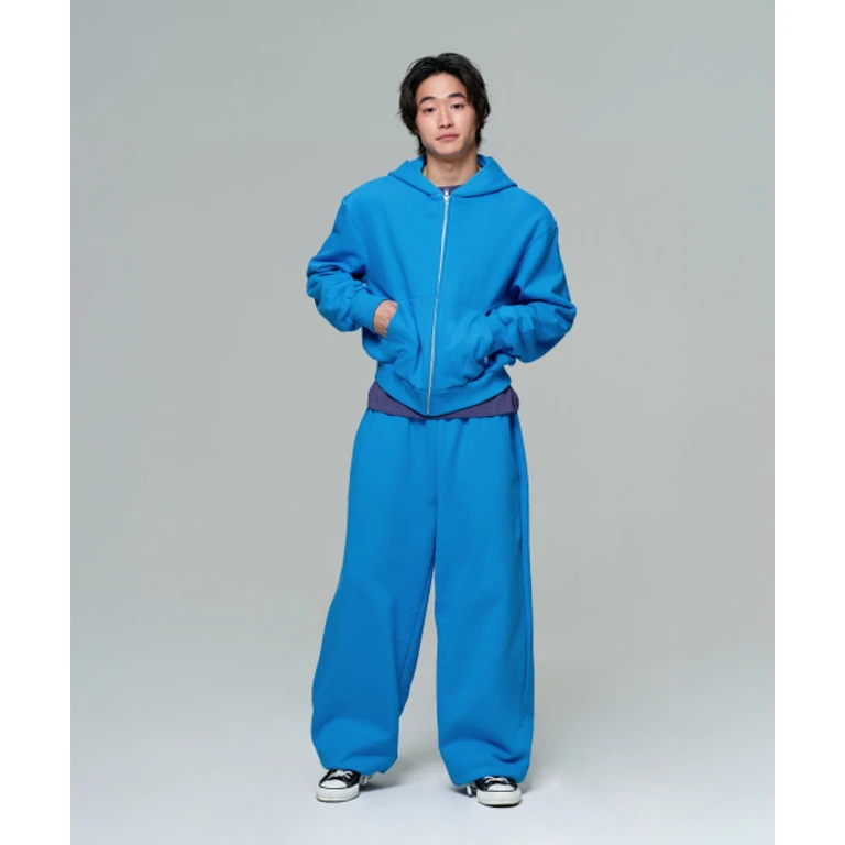 UNISEX ERA WIDE JOGGER SWEATPANTS - CAPRI BLUE