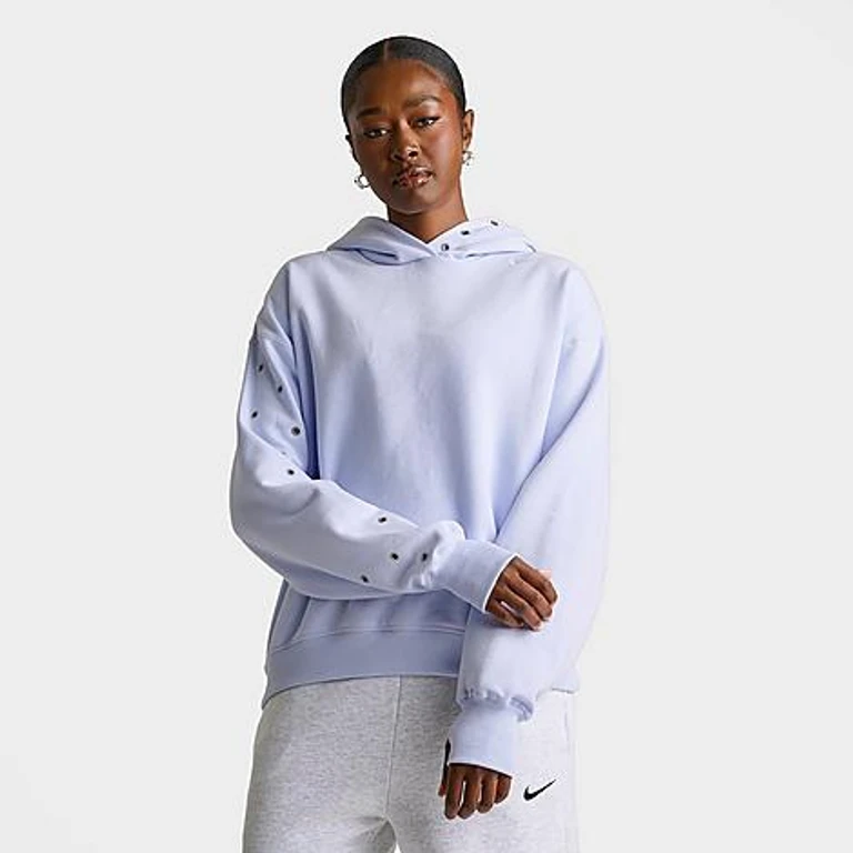 Studio Fleece Medium Weight Grommet Oversized Pullover Hoodie