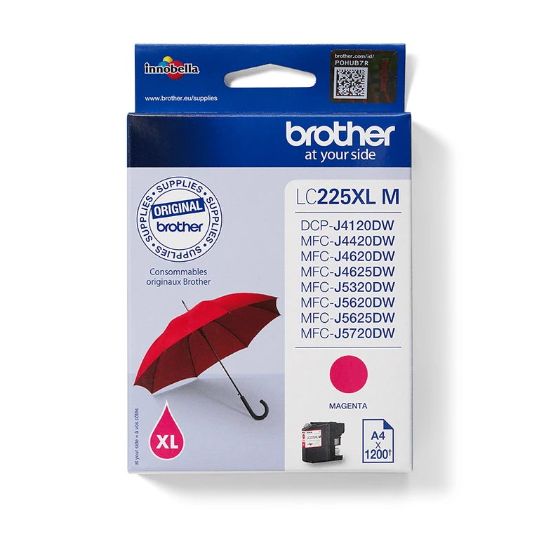LC-225XLM Ink cartridge magenta. 1.2K pages ISO/IEC 24711 11.8