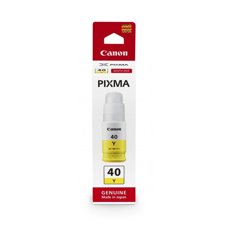 Canon 3402C001/GI-40Y Ink bottle yellow. 7.7K pages 70ml for Canon Pix
