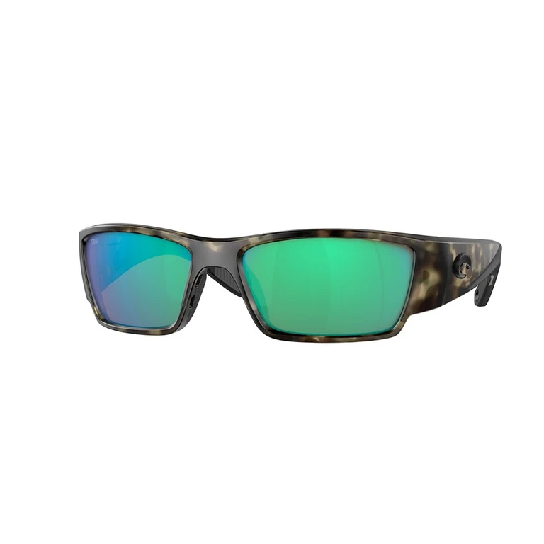 Corbina Pro XL Green Polarized Glass Wrap Mens Sunglasses 6S9109 910909 61