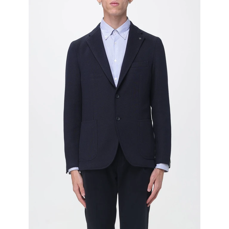 Slim Fit Single-Breasted Cotton Blazer with Patch Pockets (1SMJ22KAIA30015B1195)