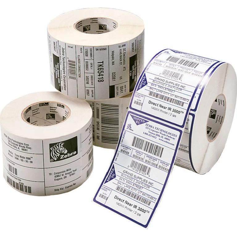 Z-Select 2000T White Self-adhesive printer label