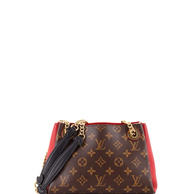 Surene Handbag Monogram Canvas with Leather BB