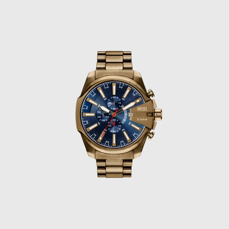 Mega Chief Slim antique gold-tone stainless steel watch - Timeframes - Man - Gold
