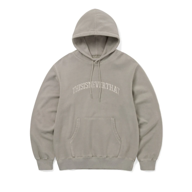 Arch-Logo Hoodie Stone Beige