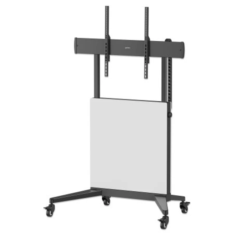 Trolley Mount Stand for TV & Monitors (tool free height adjust), For screens:60" to 100",VESA:all between 200x200 to 1000x600mm -check the dimensions of the four mounting holes on back of screen to ensure it fits,Max 80kg,Height 1240 to 1560mm,L