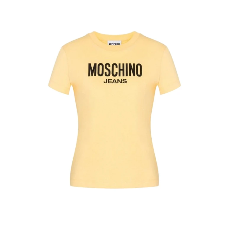 t-shirt woman Moschino Jeans - t-shirt jersey 20 1 - yellow