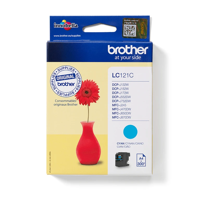 LC-121C Ink cartridge cyan. 300 pages ISO/IEC 24711 3.9ml for