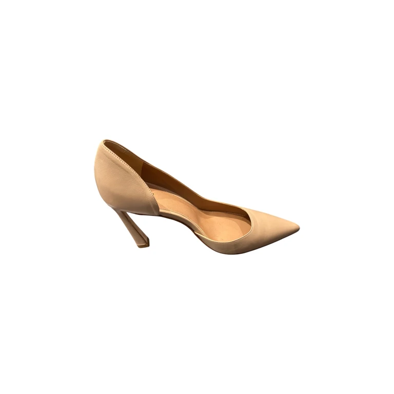 Decollete Donna in Nappa Nude con Tacco Stiletto