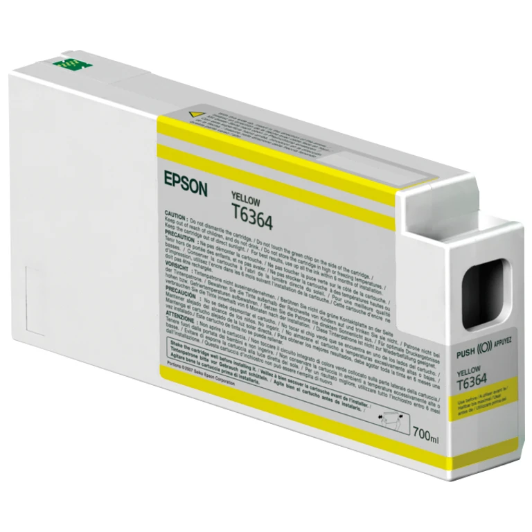 C13T636400/T6364 Ink cartridge yellow 700ml for Epson Stylus Pro