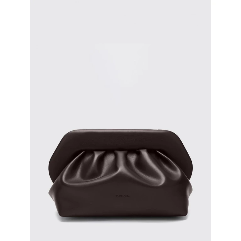 THEMOIRÈ Bios Draped-Design Vegan Leather Clutch (262WTMBM0OOVF1110A)