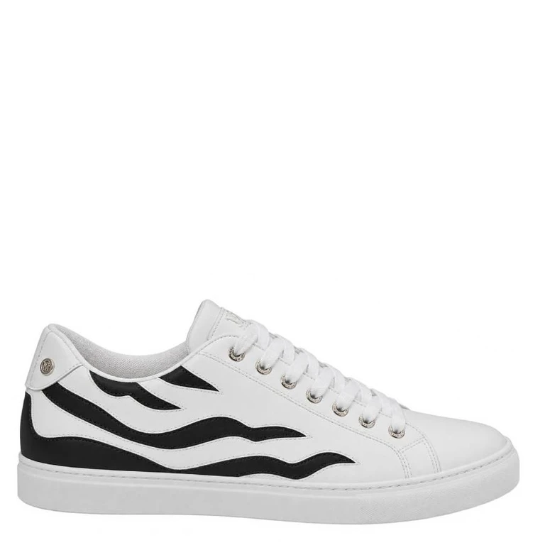 Low-Top Sneakers with Tiger Stripe Detail