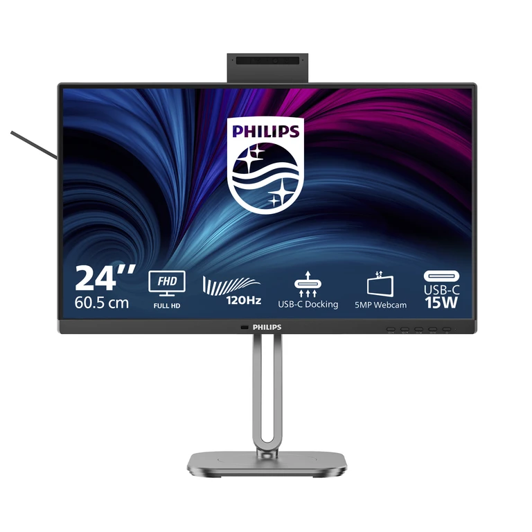 Philips 4000 Series 23.8" Full HD 120Hz Monitor, Grey (24B2U4301H/00)