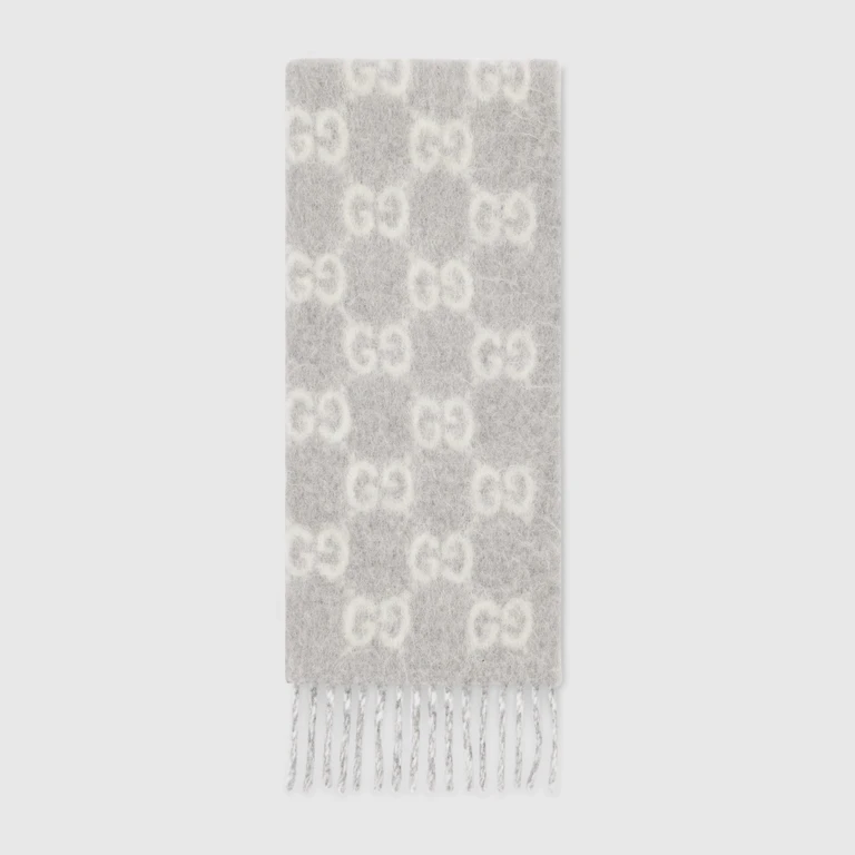 GG Alpaca Wool Blend Scarf