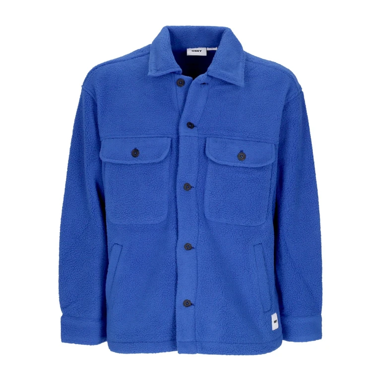 Men's Padded Shirt Thompson Shirt Jacket Surf Blue